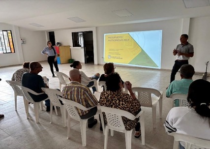 Construcción de escenarios deportivos socialización